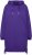Ulla Popken Longline Lace Up Hoodie Purple - Džemperi un džemperi ar kapuci - 