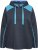 Ulla Popken Waffle Pique Contrast Color Hoodie Navy - Džemperi un džemperi ar kapuci - 