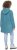 Ulla Popken Floral Detail Fleece Hoodie Ice Green - Džemperi un džemperi ar kapuci - 