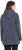 Ulla Popken Lettering GLOWING Hoodie Asphalt Grey - Apdrukāti T-krekli sievietēm - 