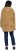 Ulla Popken Tiered Flounce Panel Zip Up Hoodie Mocha Brown - Džemperi un džemperi ar kapuci - 