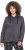 Ulla Popken Snake Detail Zip-Up Hoodie Graphite Grey - Džemperi un džemperi ar kapuci - 