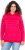 Ulla Popken Oversized Striped Long Sleeve Hoodie Lychee - Džemperi un džemperi ar kapuci - 