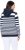 Ulla Popken Oversized Striped Long Sleeve Hoodie Ink Blue - Džemperi un džemperi ar kapuci - 