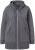 Ulla Popken Decorative Seam Zip-Up Hoodie Graphite Grey - Džemperi un džemperi ar kapuci - 