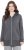 Ulla Popken Decorative Seam Zip-Up Hoodie Graphite Grey - Džemperi un džemperi ar kapuci - 