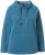 Ulla Popken Rhinestone Drawstring Moon Wash Hoodie Teal - Džemperi un džemperi ar kapuci - 
