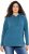 Ulla Popken Rhinestone Drawstring Moon Wash Hoodie Teal - Džemperi un džemperi ar kapuci - 