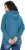 Ulla Popken Rhinestone Drawstring Moon Wash Hoodie Teal - Džemperi un džemperi ar kapuci - 
