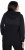 Ulla Popken Mixed Texture Button Down Hoodie Black - Džemperi un džemperi ar kapuci - 
