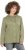 Ulla Popken Mixed Texture Button Down Hoodie Pond Green - Džemperi un džemperi ar kapuci - 
