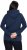 Ulla Popken Relaxed Fit Long Sleeve Hoodie Navy - Džemperi un džemperi ar kapuci - 