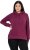 Ulla Popken Relaxed Fit Long Sleeve Hoodie Dark Berry - Džemperi un džemperi ar kapuci - 