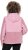 Ulla Popken Mixed Texture Hoodie Wildberry - Džemperi un džemperi ar kapuci - 