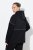 Ulla Popken Mix Fabric Reflective Trim Zip Hoodie Black - Džemperi un džemperi ar kapuci - Mīksti džemperi un jakas