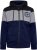 Kam Jeans 7083 Zip Thru Cut & Saw Brooklyn Hoodie Jet Black - Džemperi un džemperi ar kapuci - Džemperi - 2XL-14XL