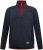 Duke Leicester Quarter Neck Fleece Sweatshirt Navy TALL - TALL džemperi - 