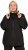Ulla Popken Lightweight Rain Jacket Black - Jakas - 