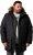 Men Plus Parka With Fur Hood Black - Jakas & Lietus apģērbs - Jakas - 2XL-12XL