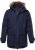 Men Plus Parka With Fur Hood Navy - Jakas & Lietus apģērbs - Jakas - 2XL-12XL