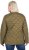 Ulla Popken HYPRAR Lightweight Quilted Water-Repellent Jacket Olive - Jakas - 