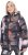 Ulla Popken HYPRAR Water-Repellent Allover Print Jacket Black - Jakas - 
