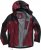 Ulla Popken HYPRAR Lightweight Triple Function Jacket Dark Berry - Jakas - 