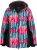 Ulla Popken HYPRAR Graphic Stripe Fully Lined Ski Jacket Teal - Jakas - 