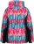 Ulla Popken HYPRAR Graphic Stripe Fully Lined Ski Jacket Teal - Jakas - 