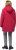 Ulla Popken HYPRAR Triple Function Contrast Trim Quilted Lining Jacket Salsa Red - Jakas - 