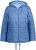 Ulla Popken Reversible Butterfly Print Fully Lined Quilted Jacket Blue Denim - Jakas - 