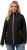 Ulla Popken Hyprar Quilt Mix Jacket Black - Jakas - 