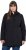 Ulla Popken Hyprar Soft Shell Water Repellent Hooded Jacket Black - Jakas - 
