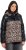 Ulla Popken HYPRAR Leopard And Leather Look Quilted Jacket Black - Jakas - 