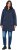 Ulla Popken HYPRAR Drawstring Waist Parka Navy - Jakas - 