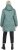 Ulla Popken HYPRAR Drawstring Waist Parka Grey Green - Jakas - 