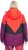 Ulla Popken HYPRAR Performance Colorblock Ski Jacket Coral - Jakas - 