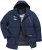 JAY-PI Warm Quilted Parka Dual Function, Wind and Water Repellant Navy - Jakas & Lietus apģērbs - Jakas - 2XL-12XL