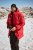 JAY-PI Warm Quilted Parka Dual Function Windproof and Water Repellent Red - Jakas & Lietus apģērbs - Jakas - 2XL-12XL