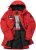 JAY-PI Warm Quilted Parka Dual Function Windproof and Water Repellent Red - Jakas & Lietus apģērbs - Jakas - 2XL-12XL