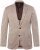 JP1880 Jacket Business Checked Beige - Uzvalki un žaketes - Liela izmēra uzvalki un bleizeri