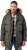 JP1880 Quilted Parka Lightweight and Warm with Faux Fur Hood Dark Green - Jakas & Lietus apģērbs - Jakas - 2XL-12XL