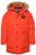 JP1880 Parka Quilted Faux Fur Hood Red - Jakas & Lietus apģērbs - Jakas - 2XL-12XL
