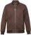 JP1880 Jacket Buffed Nubuck Lamb Leather Brown - Jakas & Lietus apģērbs - Jakas - 2XL-12XL