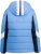 Ulla Popken HYPRAR Chevron Stripe Triple Function Quilted Fully Lined Ski Jacket Pastel Petrol - Jakas - 