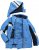 Ulla Popken HYPRAR Chevron Stripe Triple Function Quilted Fully Lined Ski Jacket Pastel Petrol - Jakas - 