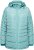 Ulla Popken Quilted Water Repellent Jacket Soft Turquoise - Jakas - 