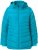 Ulla Popken Quilted Water Repellent Jacket Turquoise - Jakas - 
