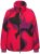 Ulla Popken Abstract Print Zip Fleece Jacket Pink Berry - Jakas - 