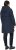 Ulla Popken Hooded with Zippered Pockets and Zippered Side Slits Jacket Navy - Jakas - 